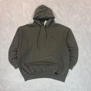 Vintage USA Olympic Hoodie Mens Large Gray Pullover Sweatshirt Made in USA 90s